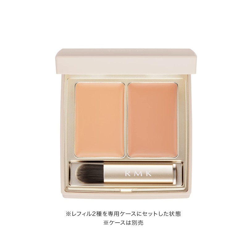 RMK Flores Cover Concealer 01 (Pink Beige/Refill) Highlight Color (Natural