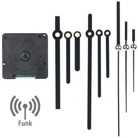 St. Leonhard Radio-Controlled Quartz Movement with 3 Hand Sets for DIY Watches (Radio Controlled Clock Drive, Clock Kit, Gift Crafts)