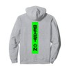 Beast ON Rücken Motiv Fitness Gym Motivation grüne Farbe Pullover
