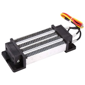 PTC Heating Element, 200W DC 12V Insulated PTC Ceramic Air Heater, PTC Heater, Electrically Insulated Ceramic Thermostatic High Performance PTC Heating Element Heater (12V 200W)