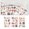 10 Pcs Fire Fake Tattoo Firefighter Temporary Tattoos Waterproof Firetruck