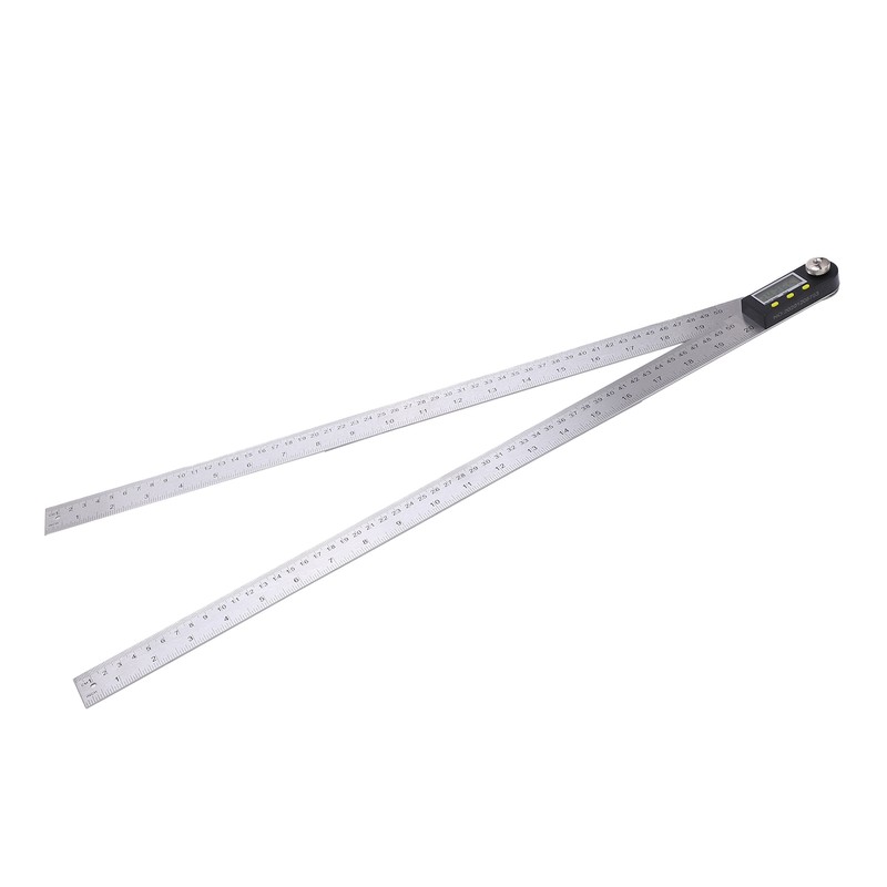 0‑500mm Digital Angle Finder Ruler 0‑360° LCD Protractor Angle Gauge