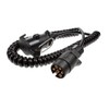 Maypole 2.5 m 7 Core Curly Extension Lead with 7