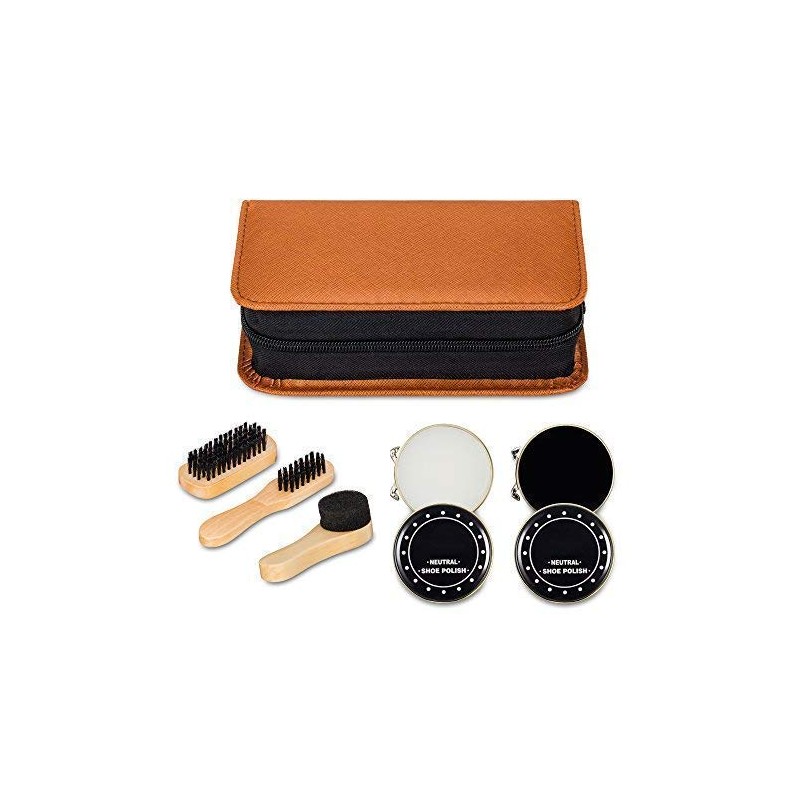 make it funwan Shoe Shine Kit with PU Leather Sleek
