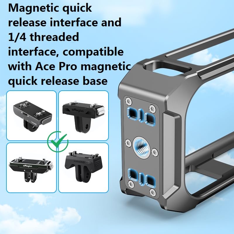 Aluminum Alloy Cage Protective Frame for Twaxl Insta360 X5