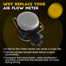 OCPTY Mass Air Flow Sensor Meter MAF 037906461A Fits for 1993-1998 for Volkswagen for Jetta 2.0L,1998-1999 for Volkswagen for Passat 1.8L,1995-1996 for Volkswagen for Passat 2.0L