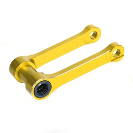 Dirt Bike -30mm Lowering Suspension Linkage ARM CNC Rear Lowering Link Rear Drop Link Compatible With RMZ250 RM-Z 250 2013-2018 RMZ450 RM-Z 450 2013-2017 (Gold)