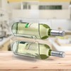 OKITCHEN Set of 2 Refrigerator Wine Rack, Cabinet Water Bottles