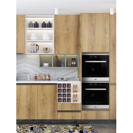 FunStick Brown Natural Wood Contact Paper Peel and Stick Wood Grain Contact Paper Self Adhesive Faux Wood Wallpaper Removable Wood Wall Paper for Countertops Cabinets Desk Shelves Thick 15.8"x78.8"