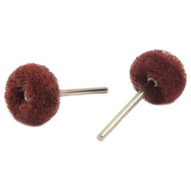 Forney 60252 Satin Buffing Pad with 3/32-Inch Mandrel, 1-Inch, 2-Piece