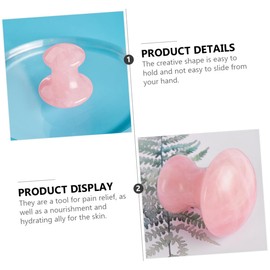 OATIPHO 2sets 2pcs Crystal Massage Stones Facial Body Massaging Tools for Relief Muscle Relaxation and Improved Circulation Durable 2pcs*2