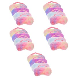 Baluue Sets Plush Sleep Mask Eye Satin Fabric Lightweight Breathable for Deep Pcs