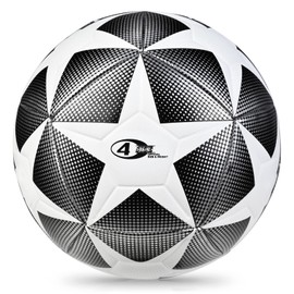 Sports Soccer Ball, BYAOSUN Size 4 Traditional Soccer Balls for Toddler Youth Kid Adult Training Outdoor Backyard (Not Included Pump)