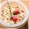FUNOMOCYA Ladybug Shaped Desktop Decor Tabletop Craft Micro Landscape Home