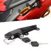 Motorcycle Anti-Theft Helmet Lock Stainless Steel W/2 Keys Fit for