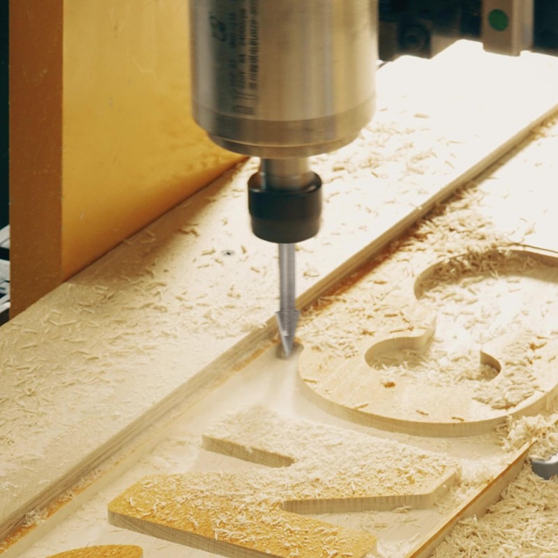 sourcing map 5pcs 30 Degree V-Groove Router Bit 10mm Dia