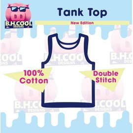 BH Cool Designs Some People Shine; I Radiate. - Men's Soft & Comfortable Tank Top CP05 Black