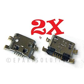 ePartSolution Wholesale 2X Replacement for Motorola Moto E6 2019 XT2005/Moto E5 Play XT1921 Micro USB Charger Charging Port Dock Connector USB Port USA (2pcs)