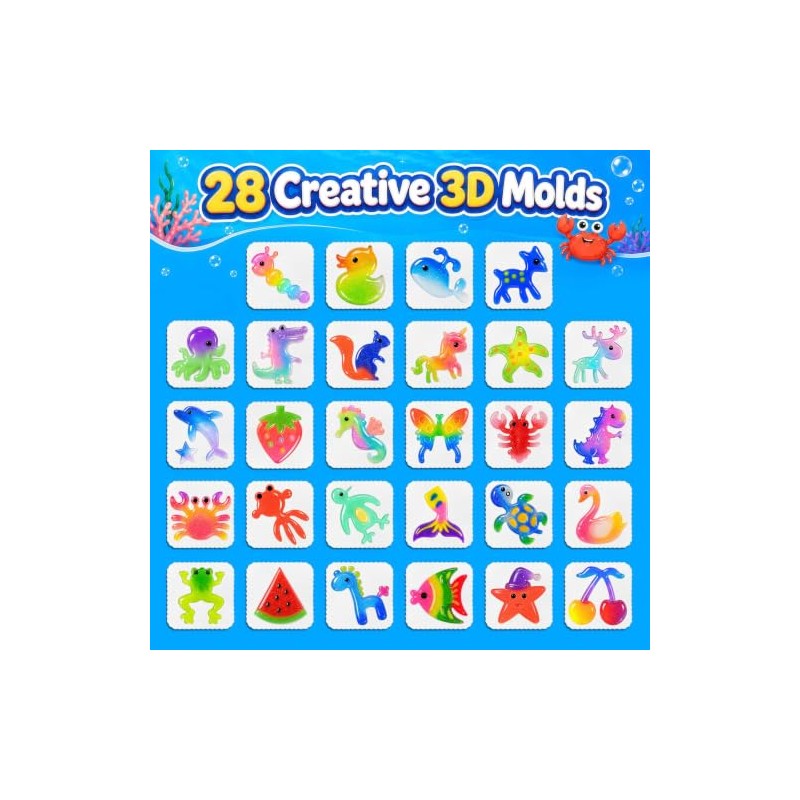 Remethsu Magic Water Elf Kit para niños, 42 botellas de