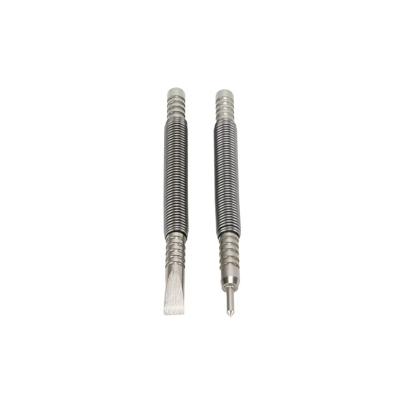 Nail Set Tool 2 Pcs High Carbon Steel Double Ended