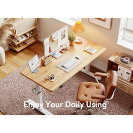 BANTI ,Standing Desk, Electric Stand up Height Adjustable Home Office Table, Sit Stand Desk with Splice Board,