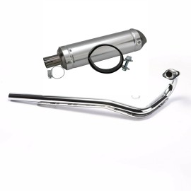 Unbranded 28mm Muffler Exhaust Pipe for CRF50 70/110cc 125cc SSR 150cc ATV Dirt Bike Quad