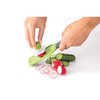 Joie Stainless Steel Blade Mini Mandoline Slicer with Protective Slide