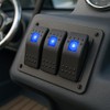 MGI SpeedWare Momentary (ON)/Off Marine Rocker Switches with Illuminated LED,