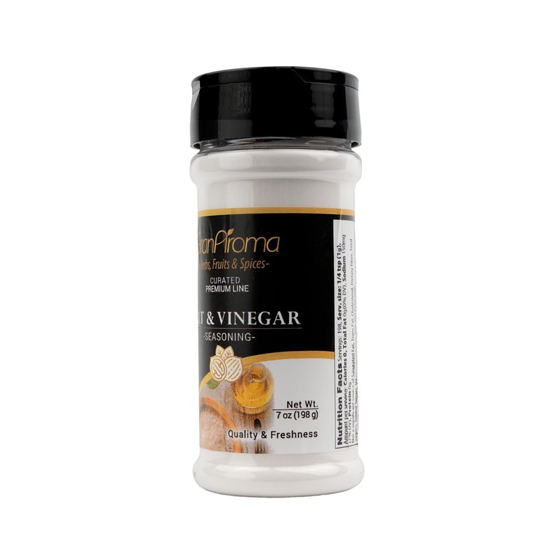 GranAroma Salt & Vinegar Seasoning, Savory Tangy Taste, Ideal for