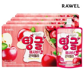 Roel Tingle Konjac Jelly Asabi 4 box 40 packs / 로엘 팅글 곤약젤리 애사비 4박스 40팩