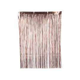 The Home Fusion Company Christmas Decoration Angel Hair Tinsel Lametta Rose Gold Xmas Tree metallic