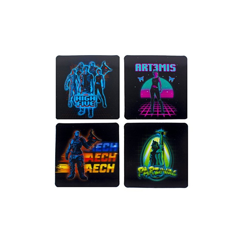 Ready Player One 3D Coasters, Papercard, Multi-Colour, 1 x 10