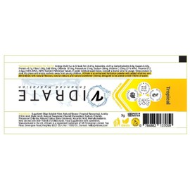 Electrolytes Powder - Hydration Sachets Packed with Vitamins - Zero Sugar Rehydration Sachet with No Artificial Sweeteners & Preservatives by ViDrate - Tropical Small Pack, 8 Electrolytes Sachets