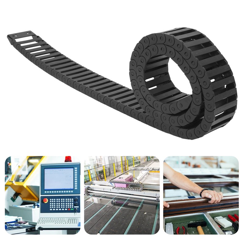 Nylon Drag Chain 1m Length Good Toughness PA66 Temperature Resistance