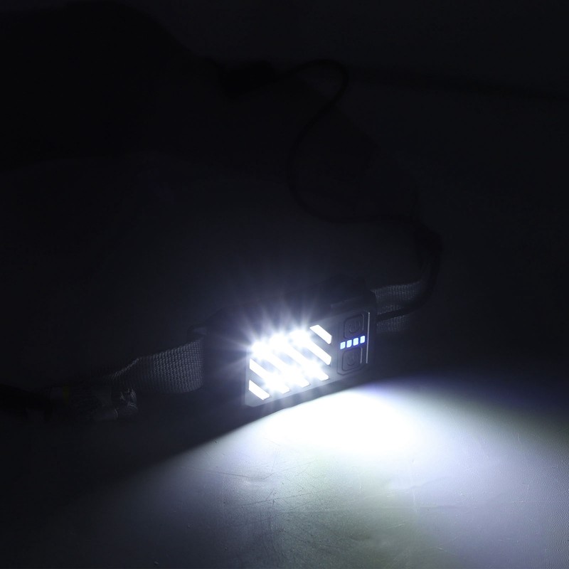 COB Belt Light 5 Modes Waterproof Breathable LED Waist Bag