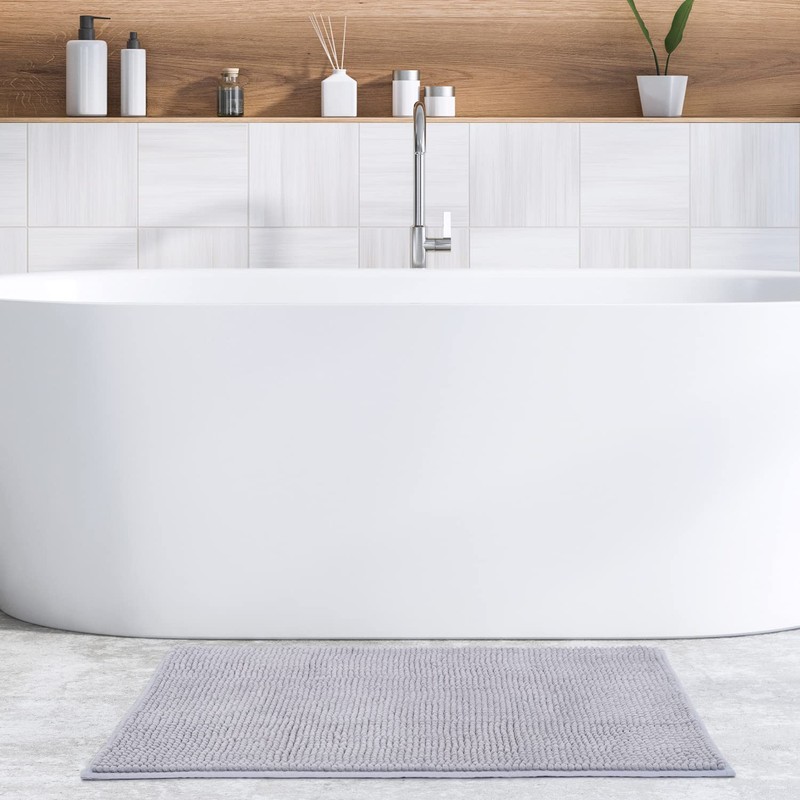 ROSMARUS 43 × 61 cm Bobble Chenille Quick Dry Bath