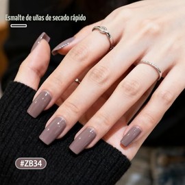 OpenLive - Juego de 12 esmaltes de uñas de 10 colores con 2 capas base y superior | Secado rápido otoño desnudo marrón blanco rojo regalo de vacacione