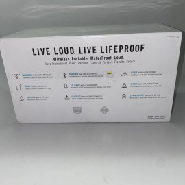 LifeProof NEW LifeProof -AQUAPHONICS AQ10 Bluetooth Speaker W/Mic Water Resistant! SLIVER