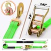 Trekassy 2”x 144” Car Tie Down Straps for Trailers with