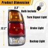 Boine Tail Light Compatible With 2000 2001 2002 2003 2004