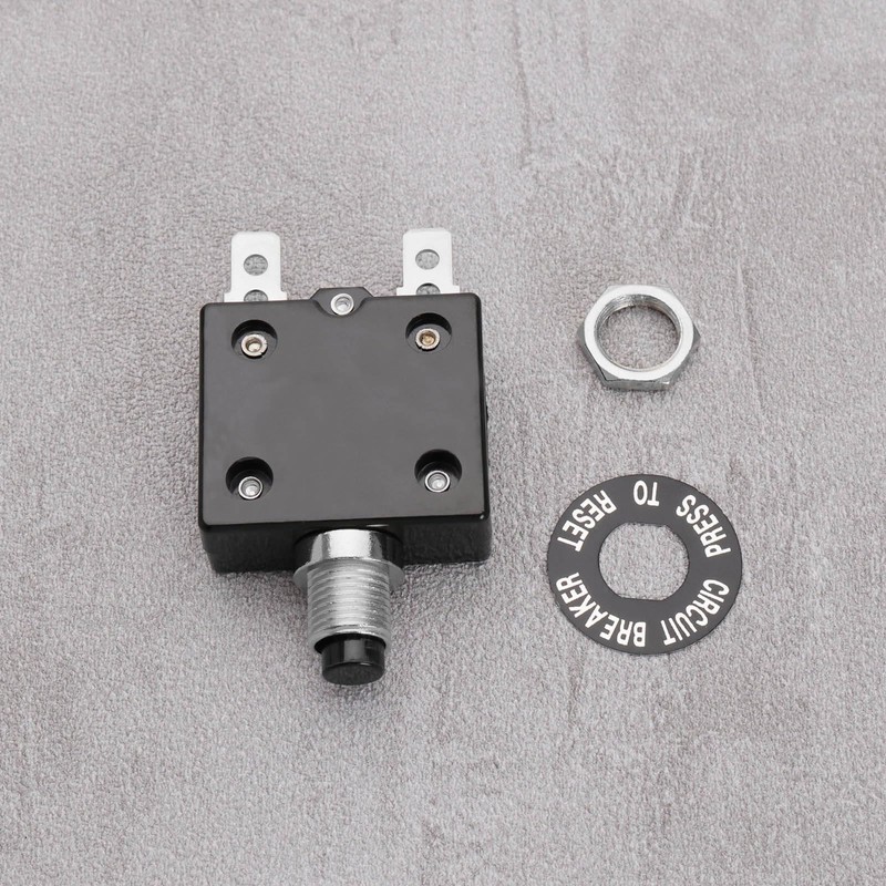 Create idea 2Pcs 15A Manual Reset Thermal Circuit Breaker Thermal