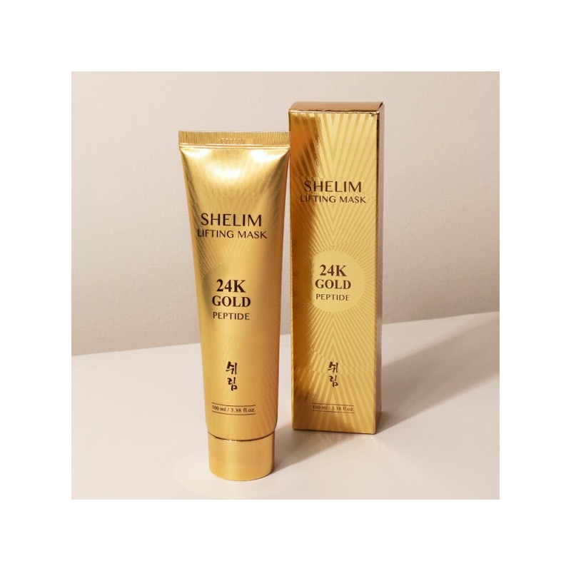 (1+1) Shirim 24K Gold Peptide Lifting Mask 100ml/Peel-off type elasticity
