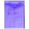 Snopake A7 Polyfile P Portrait Popper Wallet with Press Stud