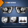 Nilight Nilight Fog Light Assembly Compatible with 2015 2016 2017