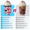 Cavllson 3 Pack Reusable Insulated Neoprene Iced Coffee Sleeves &