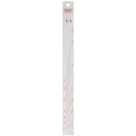 Sealey Paint Measuring Stick, Aluminium, 1:1/3:1 - PA07