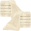 Erwin Müller Sindelfingen Flannel Pack of 12 Terry Cloth Boil-Proof