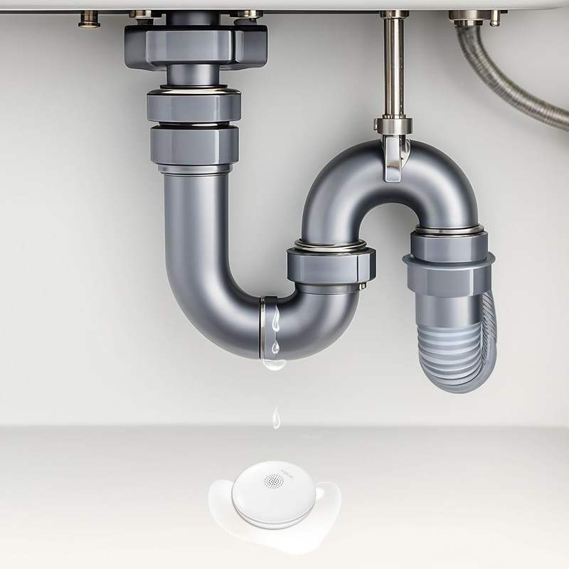 LogiLink SH0134 Wi-Fi Smart Home Water Leak Sensor with >75