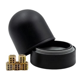 UEPLA Reaction Dice Roller Dice Cup Set with 5 Dice 12mm for Board Games Party Games