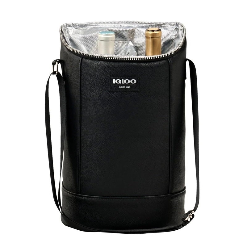 Igloo Luxe Collection Beverage Tote, MaxCold Insulation, Removable Divider, Metallic
